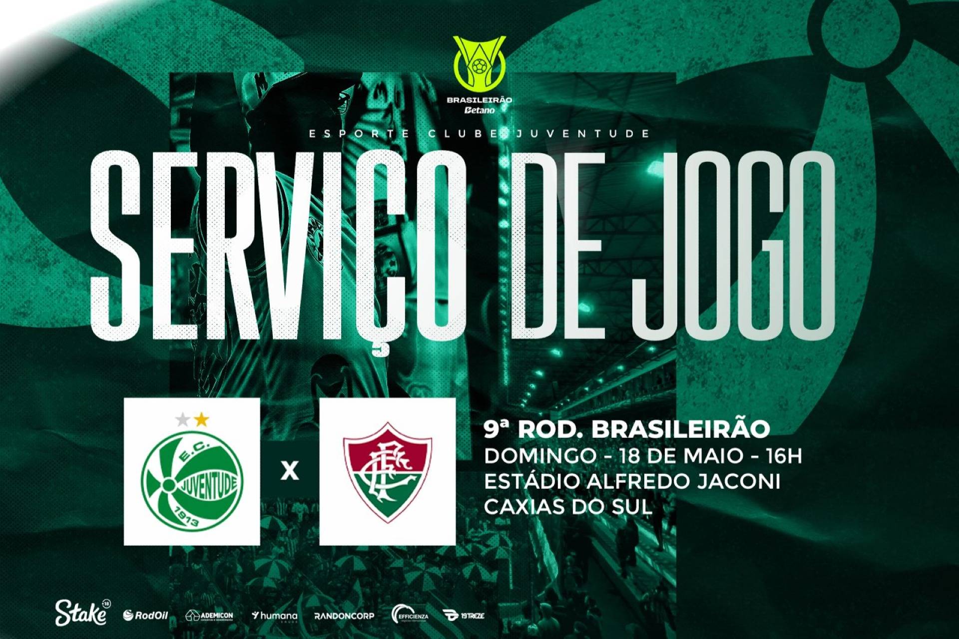 Serviço de Jogo: Juventude x Fluminense