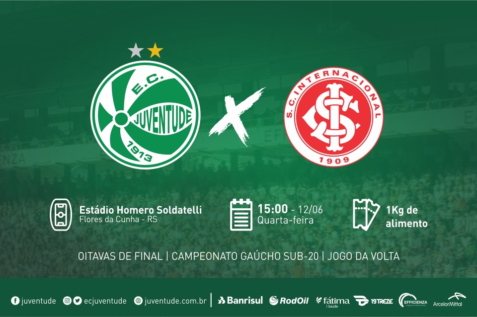Gauchão sub-20: Juventude x Internacional – serviço de jogo