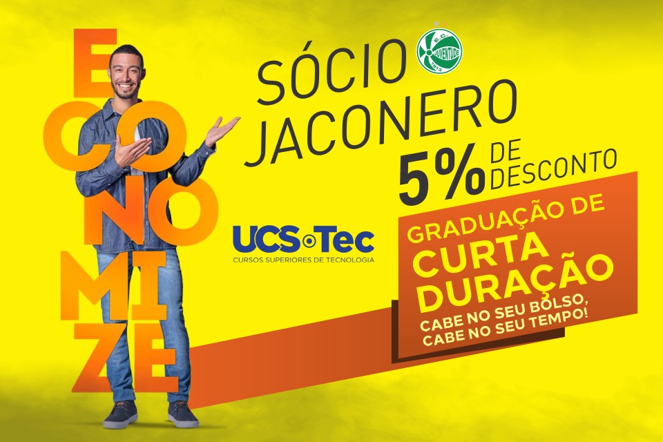 Sócio do Juventude ganha descontos na UCSTec