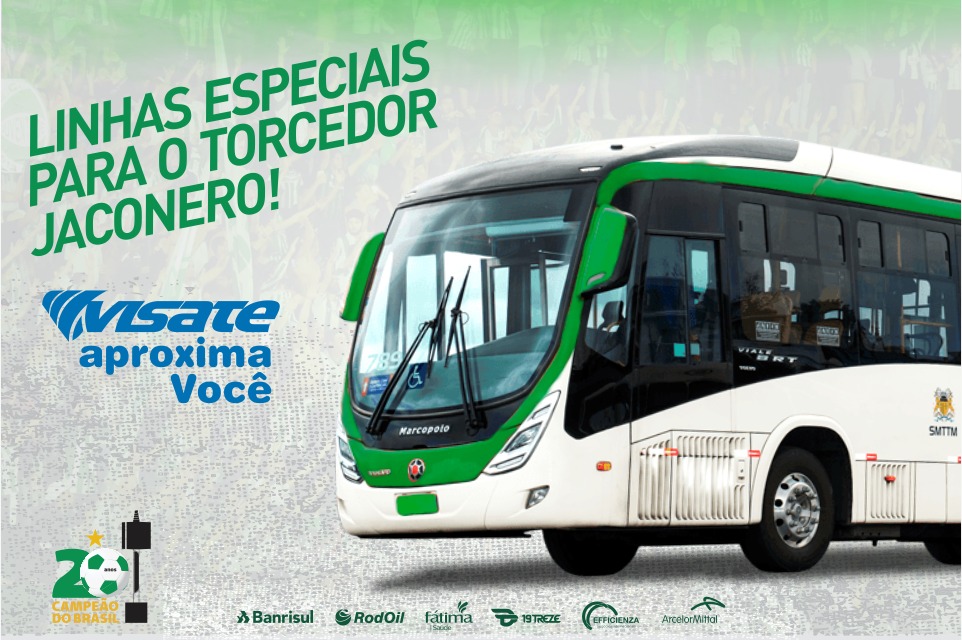 Confira as linhas especiais da Visate para Ju x Volta redonda, na sexta