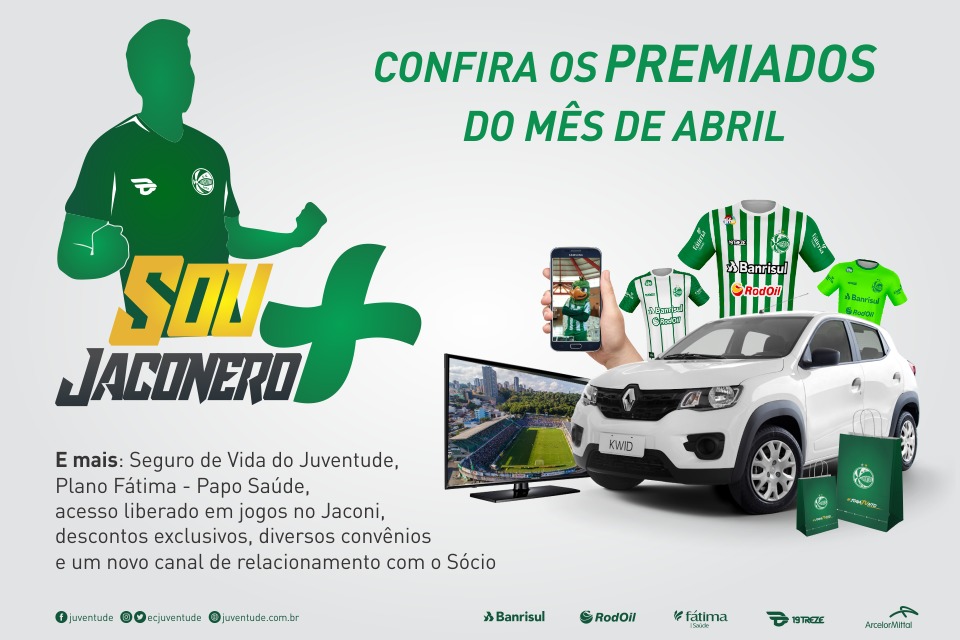 Confira os premiados da campanha "Sou + Jaconero" do mês de abril