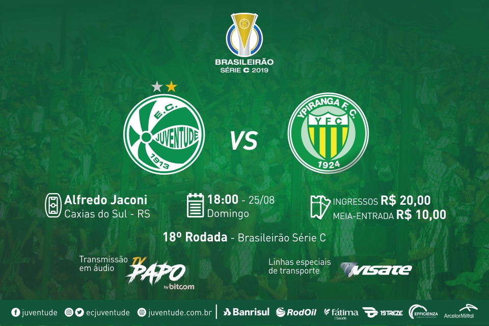 Juventude x Ypiranga: serviço de jogo