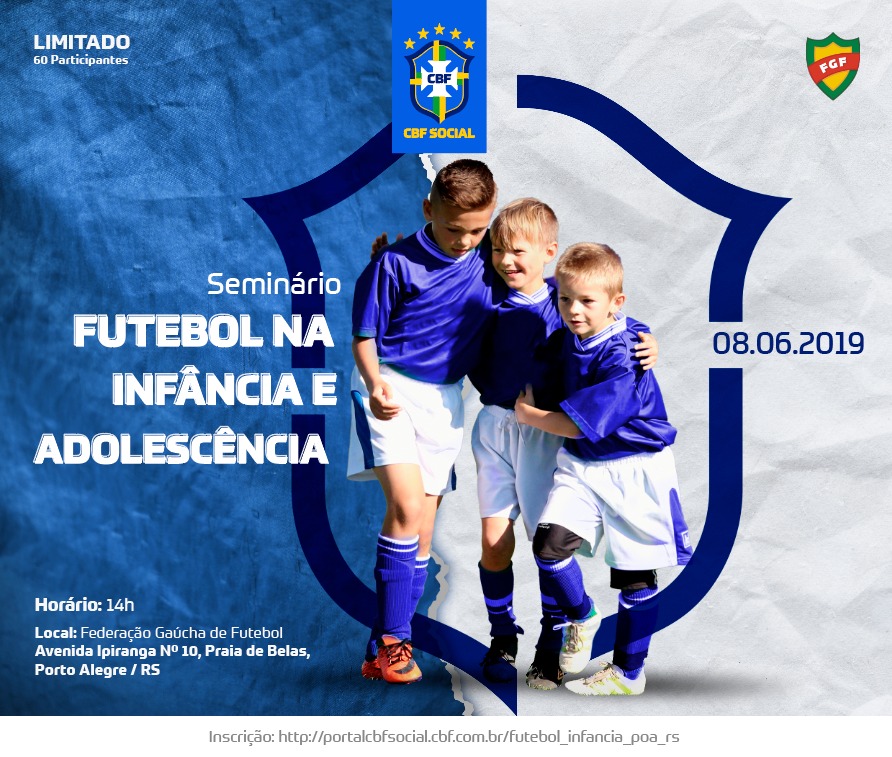 Juventude recebe convite da CBF para falar sobre futebol na infância e adolescência