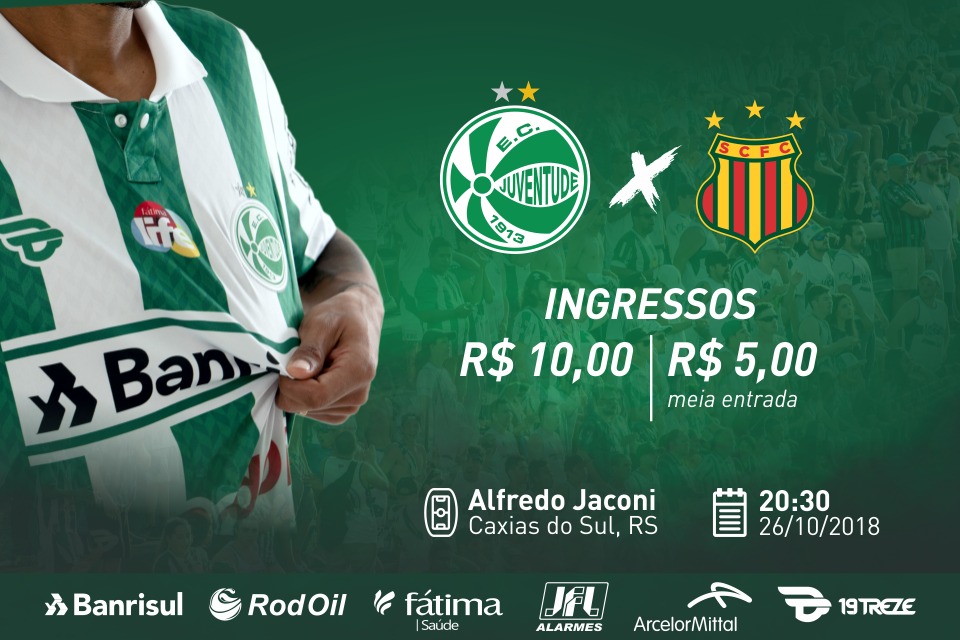 Juventude x Sampaio Corrêa: serviço de jogo