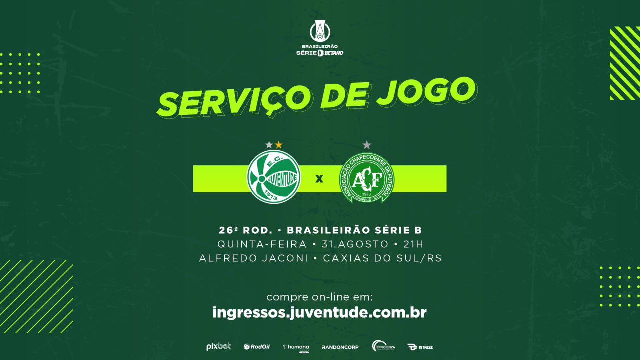 Serviço de jogo: Juventude x Chapecoense