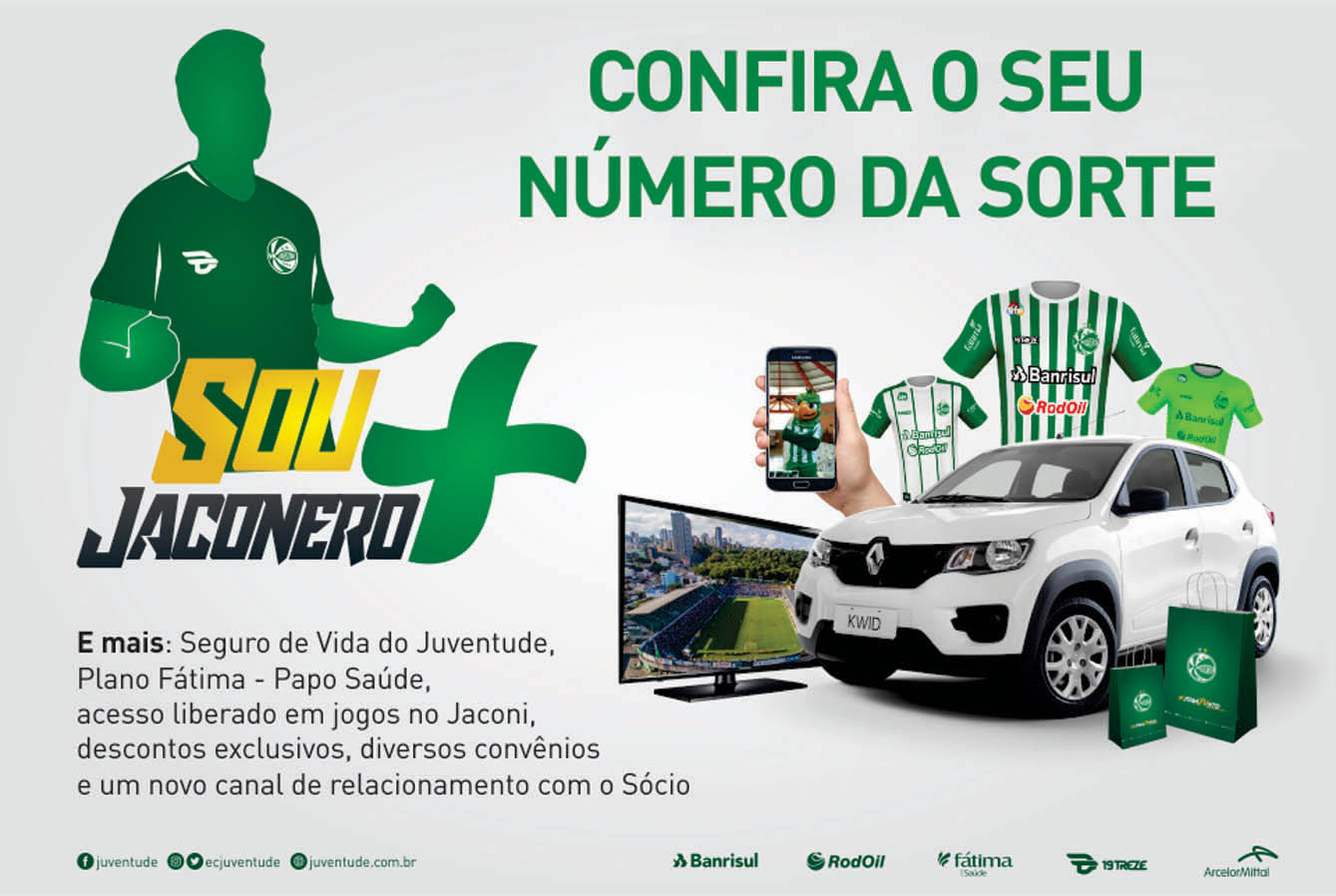 Sócio Jaconero: confira o seu número da sorte para as premiações do mês de abril